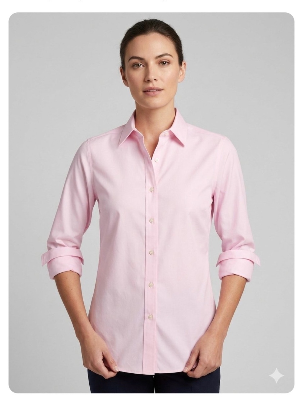 Brooks Brothers Light Pink Dress Shirt - Women's Fit